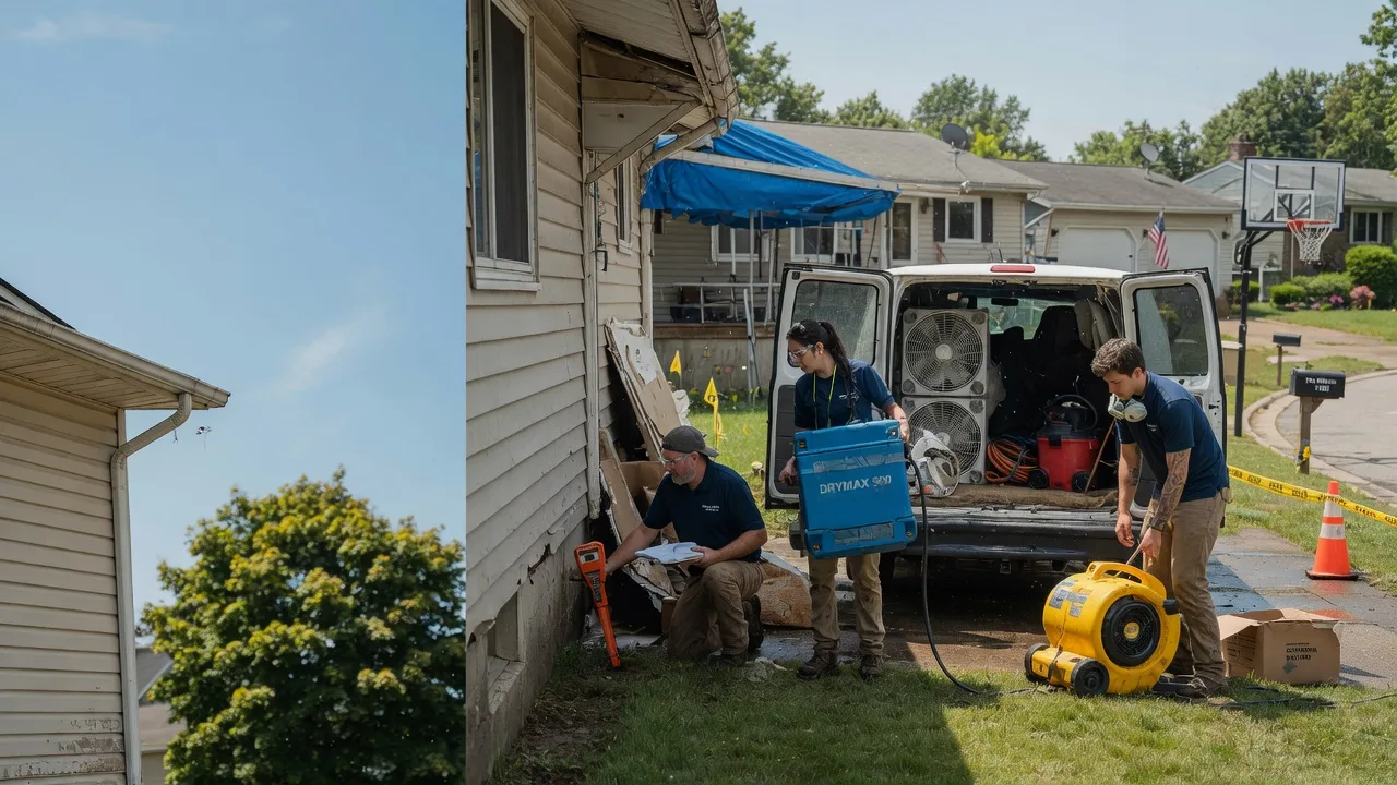 Ceiling Leak Cleanup in Ottawa Lake, MI near me